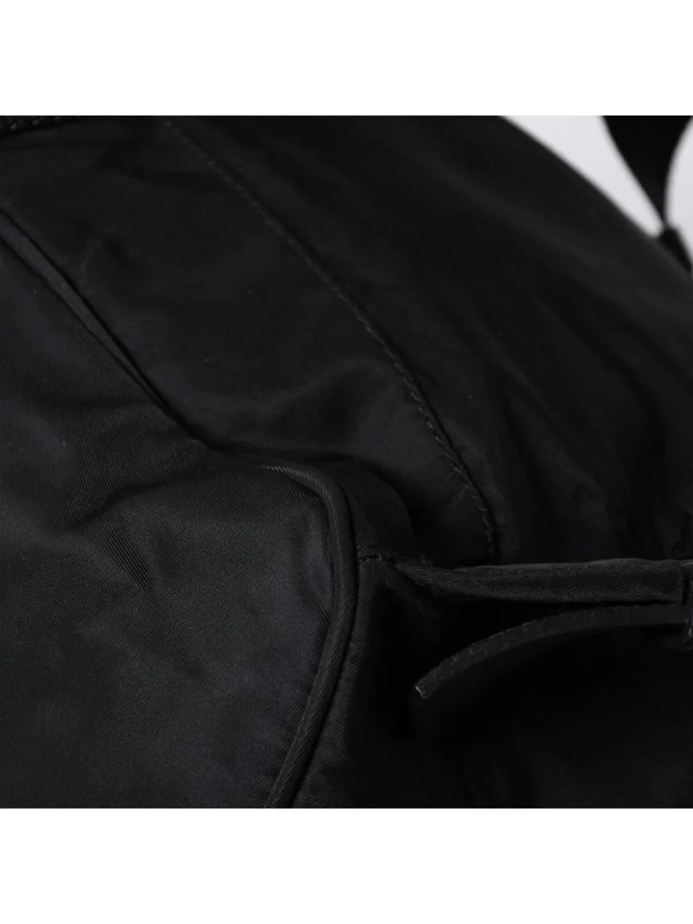 Prada Backpack Re-Nylon Black Nylon Saffiano Leather